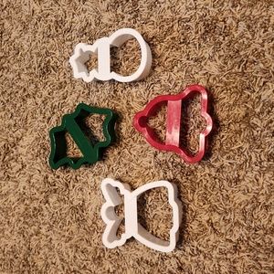 Fox Run Plastic Christmas Cookie Cutters